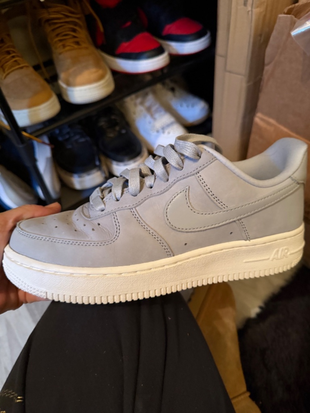 Gray Air force one size 7 women
